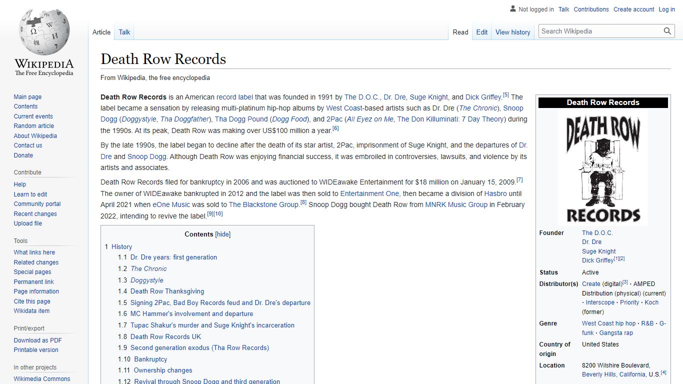 Death Row Records - Wikipedia